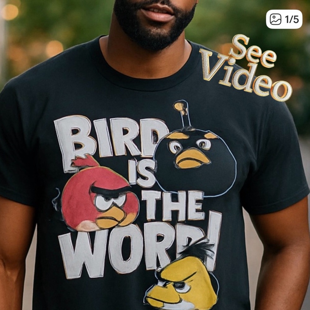 👛 (ANY 2/$20) ANGRY BIRDS Short Sleeve Tee